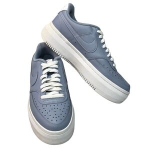 Nike Court Vision Alta Women's Shoes Ashen Slate Blue White Size 9.5 DM0113 400
